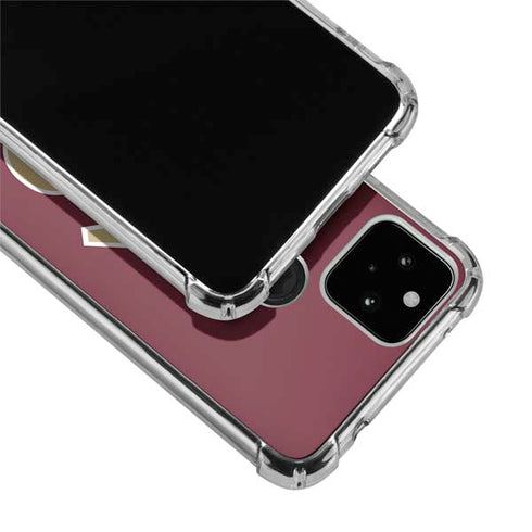 Florida State FSU Seminoles Initials Google Pixel 5 Clear Case